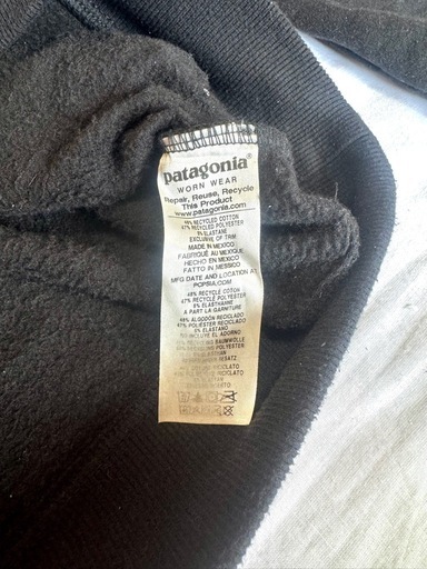 Patagonia パタゴニア Uprisal Hoody ロゴパーカー 黒 S