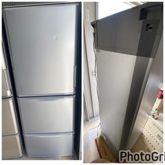 シャープ3ドア冷凍冷蔵庫どっちもドアの画像