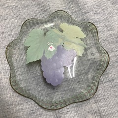 ニューフローレンス 食器 レトロ フルーツ お皿(ぶどう)の画像