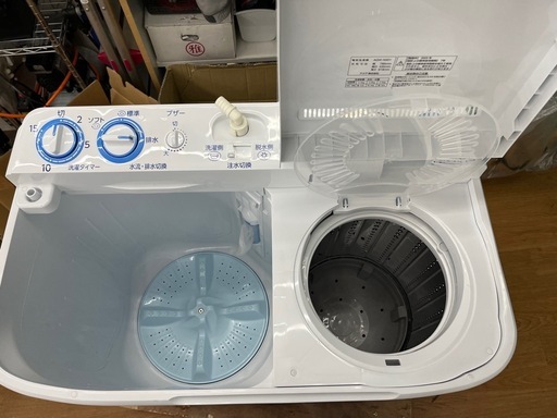 ☆ドリーム荒牧店☆ジモティー割引有☆【クリーニング済】 5kg2槽式洗濯機/アクア/AQW-N501