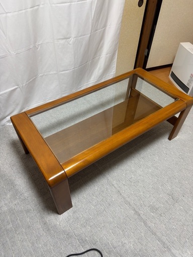 カリモク センターテーブル トップガラス 