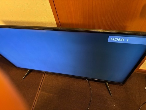 値下げしました。早く取りに来れる方にお譲りします。　テレビ 50型  4K　2019年製　TEES LE-5003TS4KH