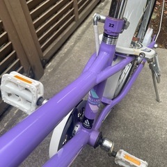 【子ども自転車】22インチ　パープルの画像