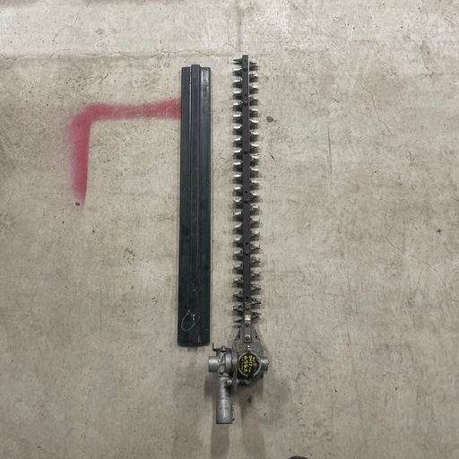 刈払機用 バリカン（ヘッジトリマー）アタッチメント 中古 刃カバー付き