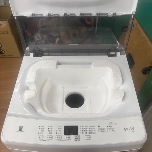☆ドリーム荒牧店☆ジモティー割引有☆【クリーニング済み】ハイアール/6kg洗濯機/JW-U61MK/2025年製