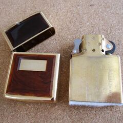 ZIPPO べっ甲デザイン ゴールド 1994年 ジッポー コレクション USA　ライター 札幌市北区屯田の画像