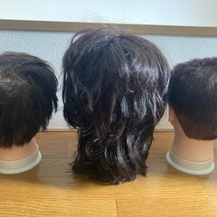 カット カラー 練習用ウィッグ　の画像