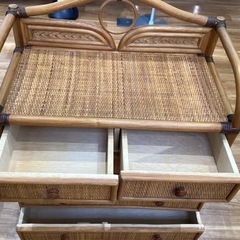 ラタンチェスト【町田市再生家具】253146の画像