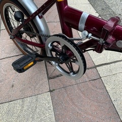 Rover 折りたたみ自転車　紫　変速なし　16インチの画像