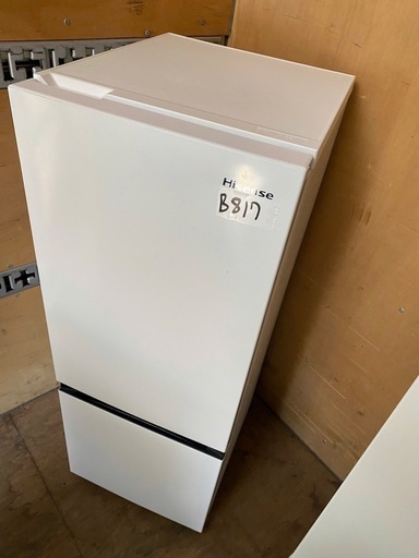 NO B817?福岡市内配送設置無料✨?ハイセンス 冷蔵庫 幅48.1cm 162L 自動霜取り 一人暮らし スリム 大容量冷蔵室 耐