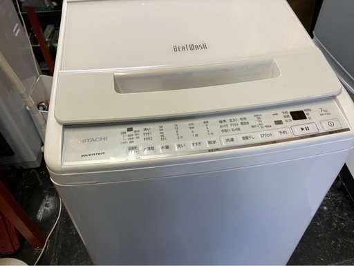 【中古】HITACHI BW-V70G 7.0kg 全自動洗濯機 本体