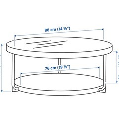 IKEA フロートルプ　コーヒーテーブル　定価29990の画像