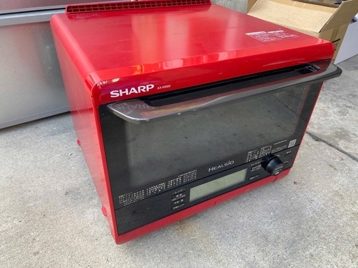 シャープ ヘルシオ 加熱水蒸気 2段調理 30Lタイプ レッド AX-XS500-R