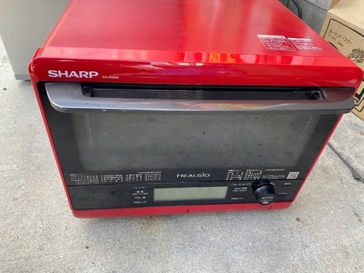 シャープ ヘルシオ 加熱水蒸気 2段調理 30Lタイプ レッド AX-XS500-R