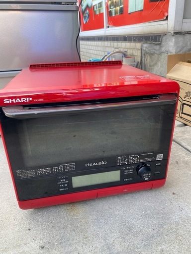シャープ ヘルシオ 加熱水蒸気 2段調理 30Lタイプ レッド AX-XS500-R