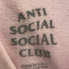 アンチソーシャルソーシャルクラブ　パーカーの画像