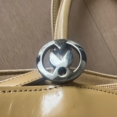 mila schon ミラショーンベージュ スエード レザー ハンドバッグの画像