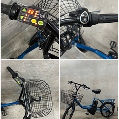 NO.182 電動アシスト自転車 BRIDGESTONE アシスタファインミニ 20/18インチの画像