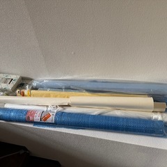 ソフト巾木・薄手ブルーシート原反（未使用品）壁紙の残り等の画像