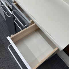 【無料でお譲りします】45L×3連・引き出し式ゴミ箱（上部収納付き）の画像