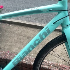 🔵中古車🔵　キレイ✨　Bianchi/ビアンキ　クロスバイク　SHIMANO/24speed　アルミフレーム　Vブレーキ　中古自転車　点検調整永久無料✨　西宮市の画像