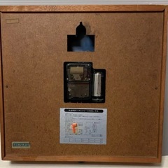 不具合  CITIZEN RHYTHM QUARTZ シチズン 木枠 壁掛け時計 レトロの画像