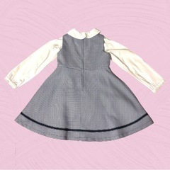 ✨美品✨110 フォーマル ワンピース セットアップ 卒園式 入学式 千鳥格子 の画像