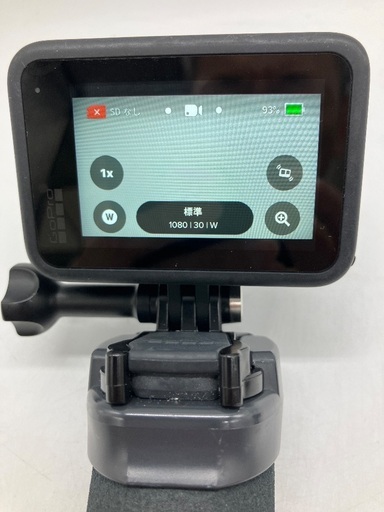 【トレファク足立扇店】GoPro 9 BLACK ｸﾞﾘｯﾌﾟ･充電器･USBｹｰﾌﾞﾙ付 ﾊﾞｯﾃﾘｰ3個付