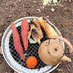 全新 囲炉裏式バーベキューグリル／炭火焼きグリルの画像