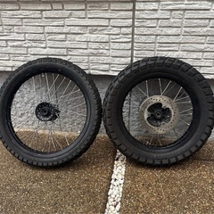 トリッカー　純正ホイール　前後セット　セロー　セロー250の画像