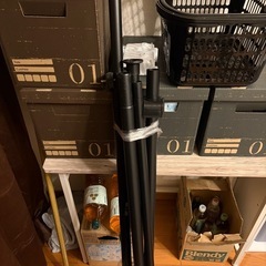 天井 突っ張りハンガーラックの画像