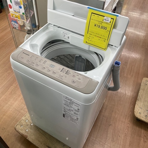 ☆ドリーム荒牧店☆ジモティー割引有☆【クリーニング済】 パナソニック/6kg洗濯機/NA-F60PB15/2021年製