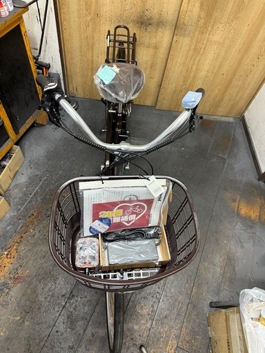 新車　電動　アサヒサイクル evolヴィヴァーチェ　33km走行　26インチ