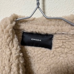 EMODA ボアジャケット ブラウン/ベージュの画像