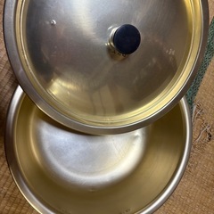 ジャンク市場　アルミなべ　４個セットの画像