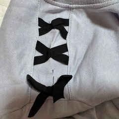 🌈しまむら ブルー ハート 長袖トップス 120cmの画像