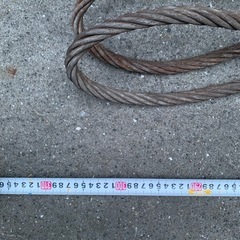 16ミリ玉掛けワイヤーの画像