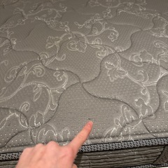 【本日限定・0円】シモンズ製セミダブルマットレス（明日午前12時まで引取必須）の画像