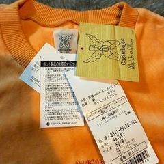 CASTELBAJAC SPORT カステルバジャック クマ刺繍 スウェット M オレンジの画像