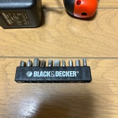 BLACK＆DECKER ブラック＆デッカー　充電ドライバー　の画像