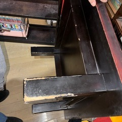 漆　　レトロ　座卓　テーブルの画像