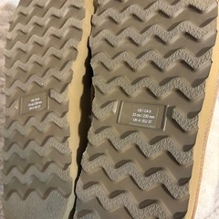 【極美品】厚底 ムートンサンダル スリッパ キャメル 23cm (US6)の画像