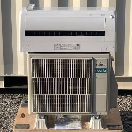 美品！高年式 ! !☆富士通 エアコン 6畳用 2025年製 自動お掃除 ノクリア　100V AS-D225S 保証付き ! 取付け可