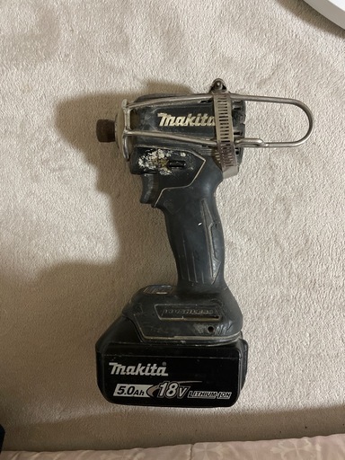 makita インパクトドライバー　18V/5.0Ah バッテリー付き