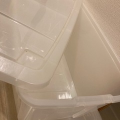 【交渉中】衣装ケース　2個セット　収納ケース　押入れの画像