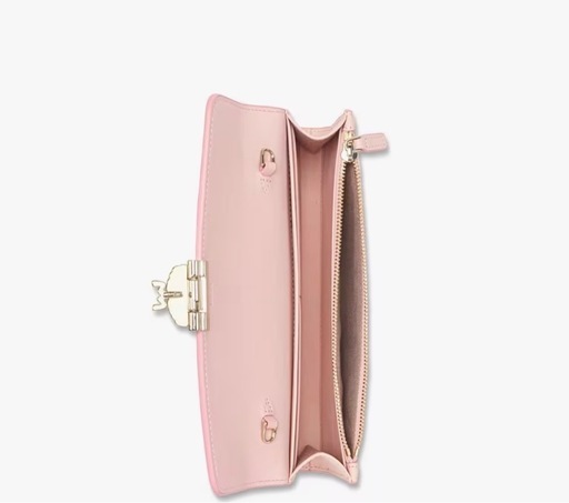 MCM ピンク　チェーン付きウォレット