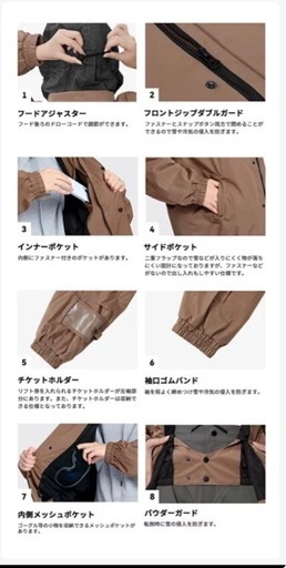 新品 未開封 スノーボードウウェア パンツ 上下セット