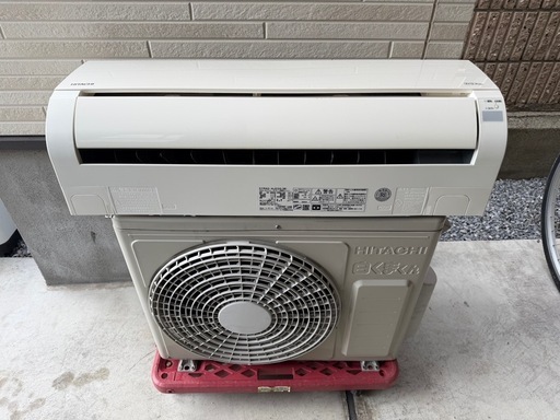 クリーニング済 ?お早めに！?2017年製　日立　6畳用 簡易清掃済 【エアコン本体＋標準取り付け工事費込　¥35,000（税込）】