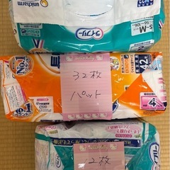 介護用■テープ止めオムツS〜Mサイズ＆パッドの画像