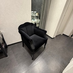 中古　2脚セット　アームチェア アンティーク ロココ 家具の画像